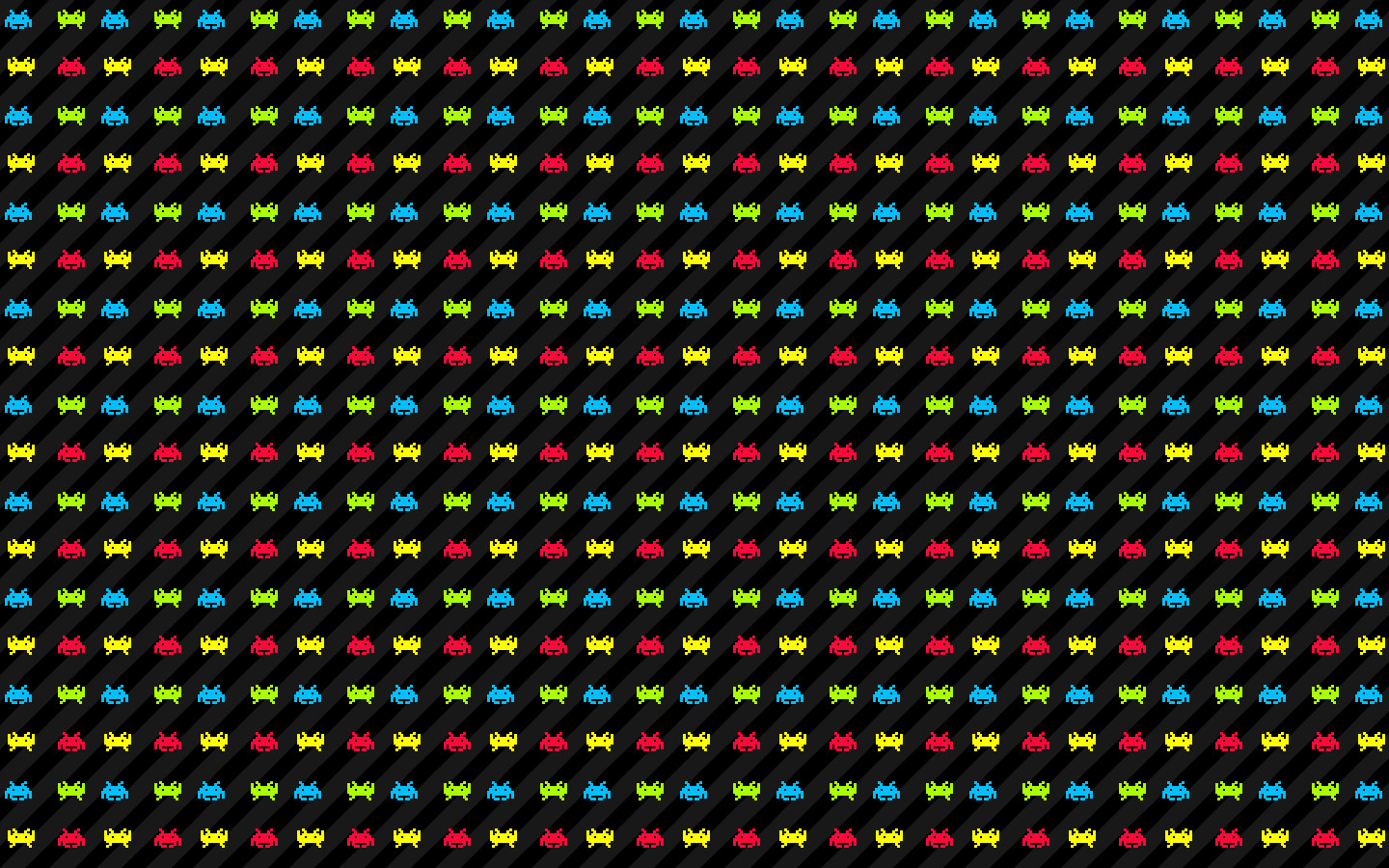 Space Invaders Background HD Desktop Wallpaper 4k