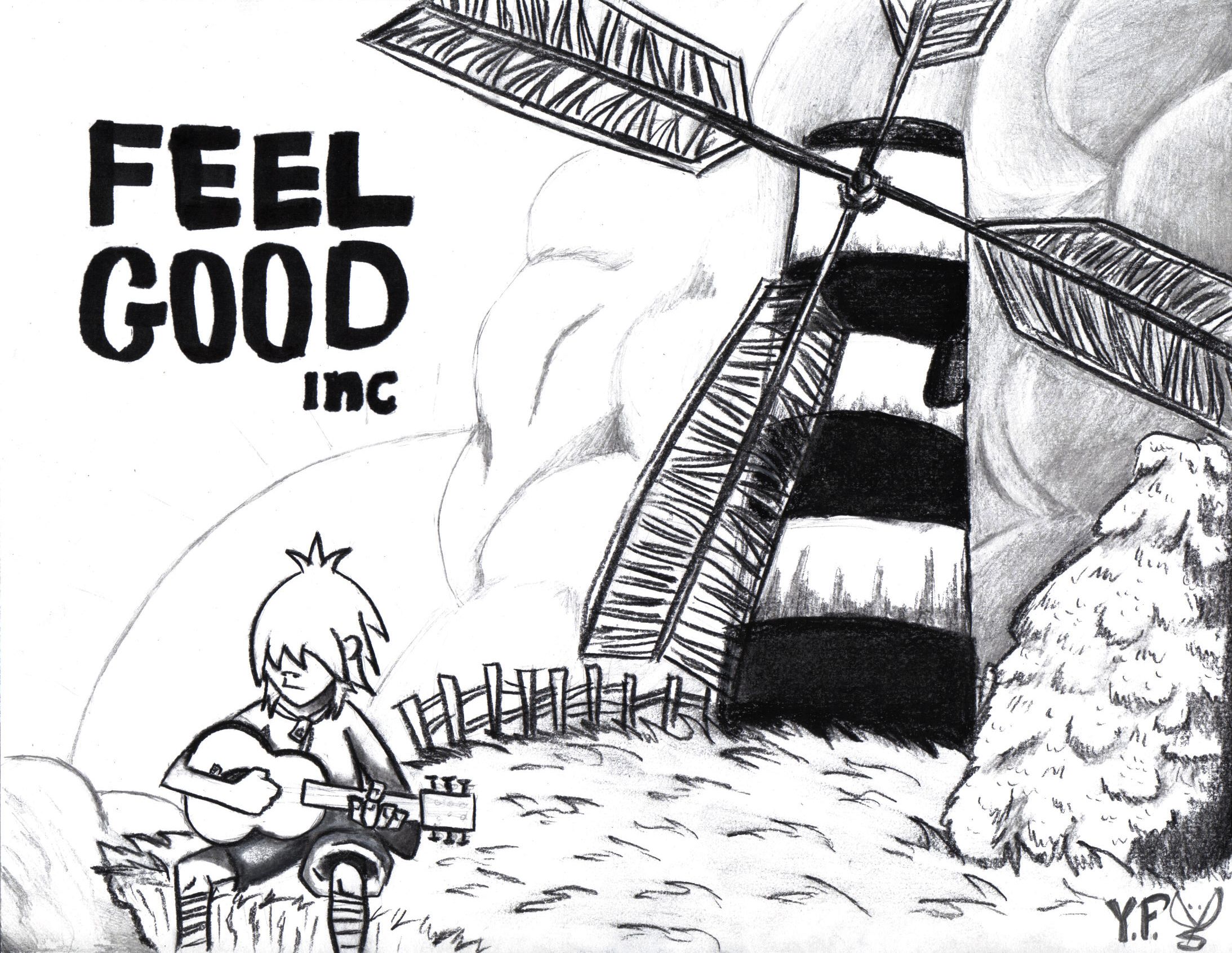Free Download Gorillaz Feel Good Inc Windmill Make Me Feel Good Inc By 2187x1691 For Your Desktop Mobile Tablet Explore 48 Feel Good Inc Wallpaper Find Me A Good Wallpaper