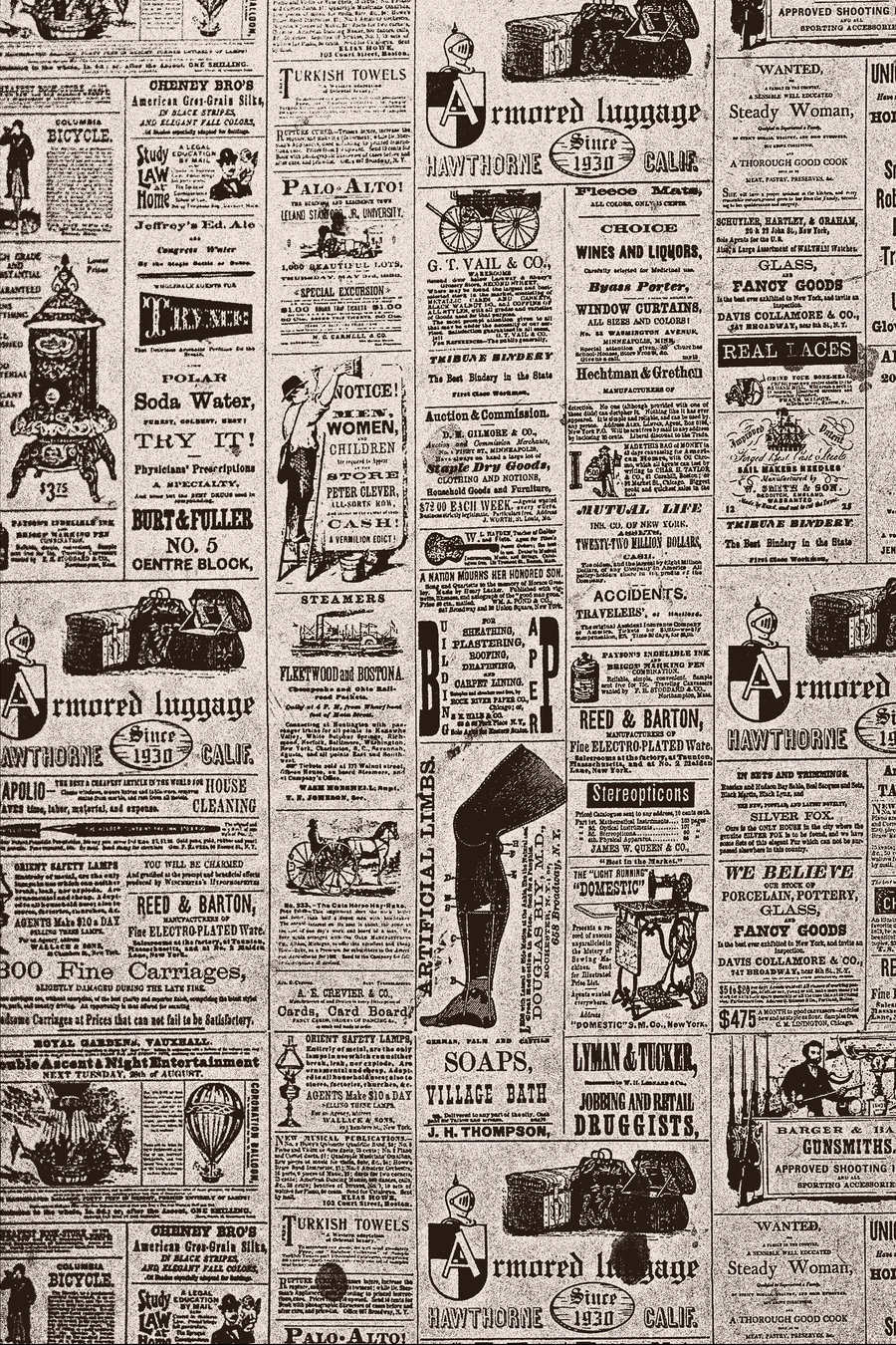 Old Newspaper Texture By Beckas
