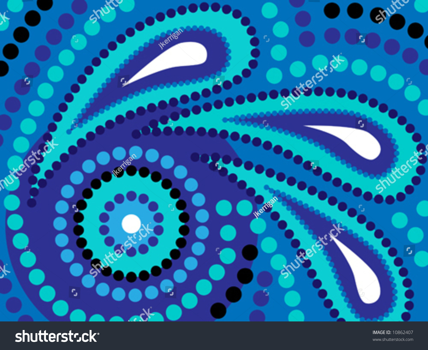 Vector Background Of Aboriginal Style