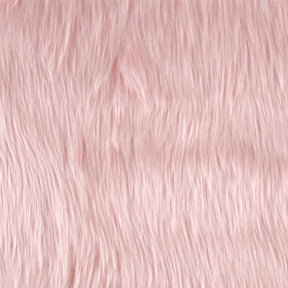 Faux Fur Luxury Shag Baby Pink Discount Designer Fabric