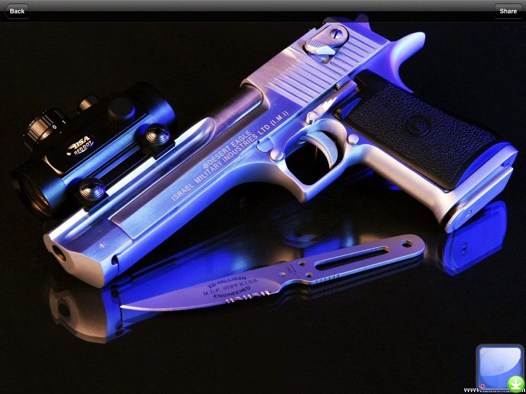Ace Cool Gun Wallpaper For iPhone Ipod And iPad