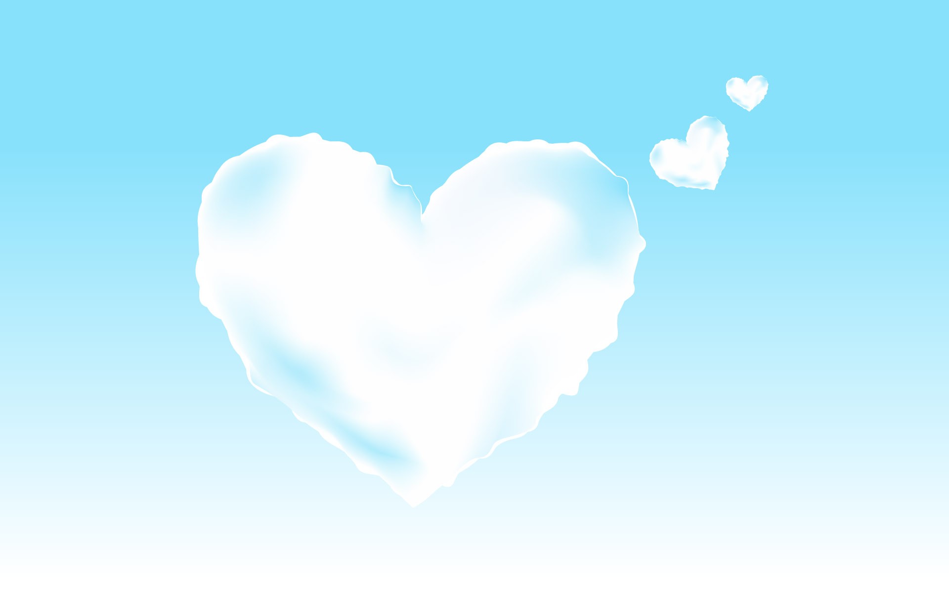 Wallpapers PC wallpapers Heart Cloud