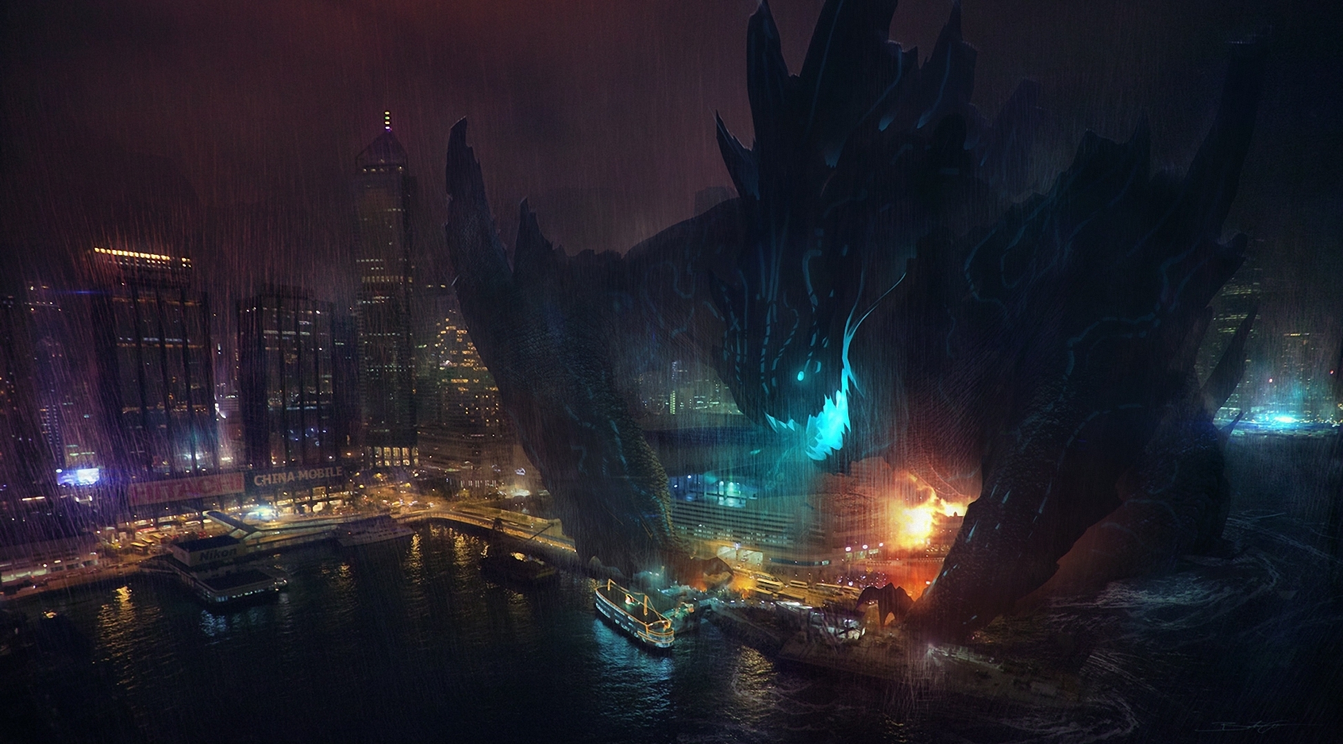Fantasy City Sci Fi Wallpaper