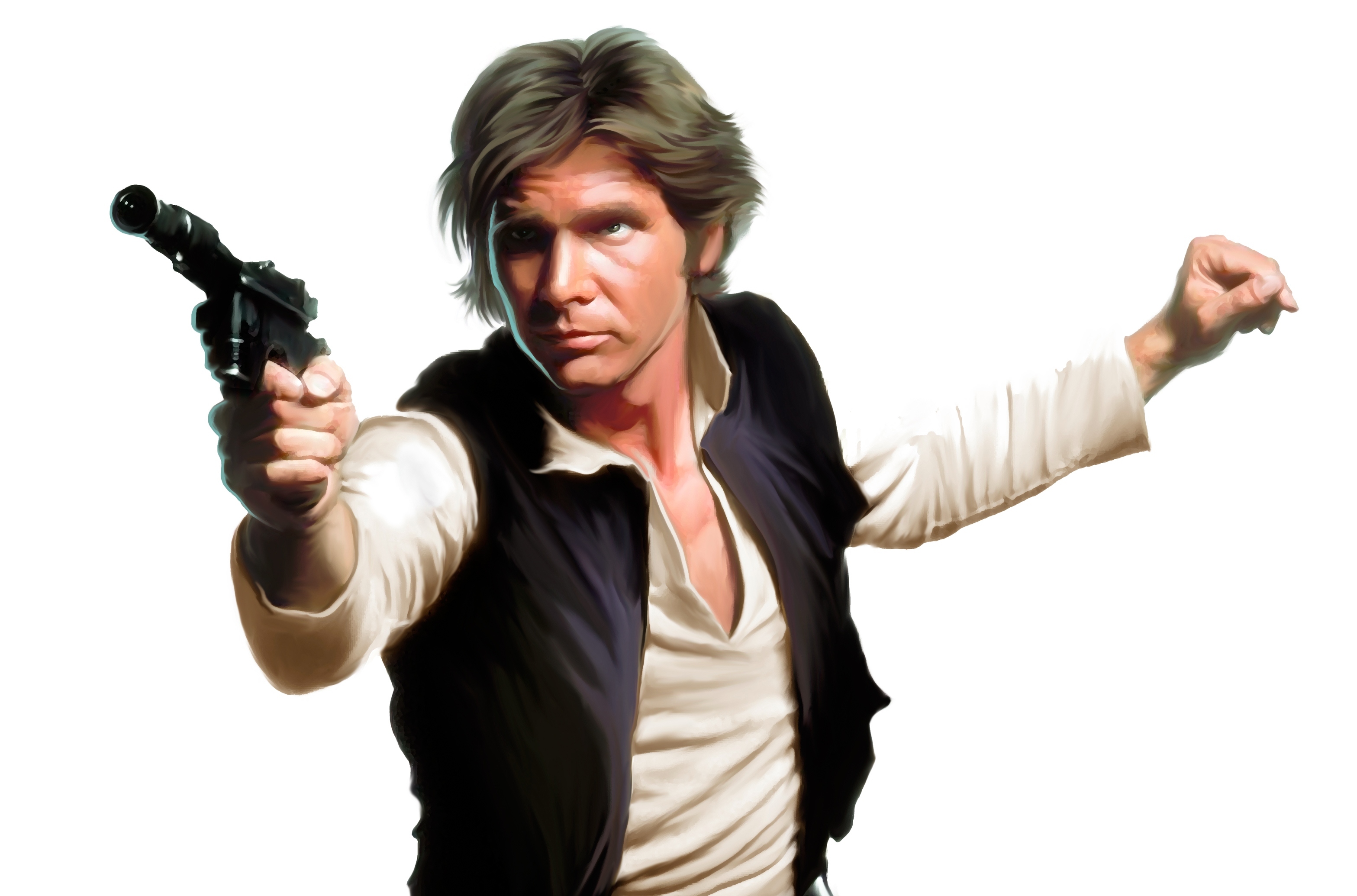 Han Solo Star Wars Harrison Ford Art