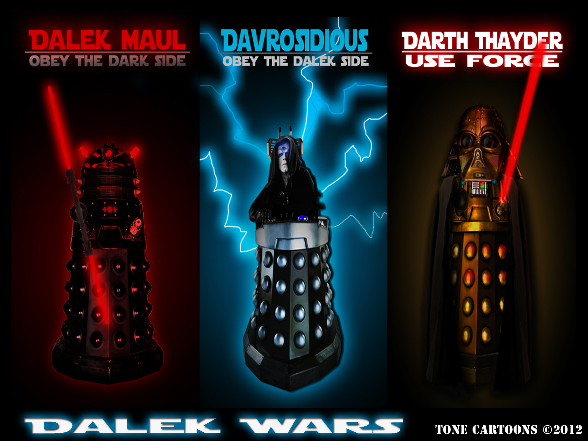 Day The Dalek Side Iii Tone Cartoons
