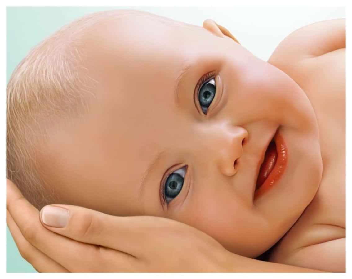 3d Baby Smile Picture Wallpaper