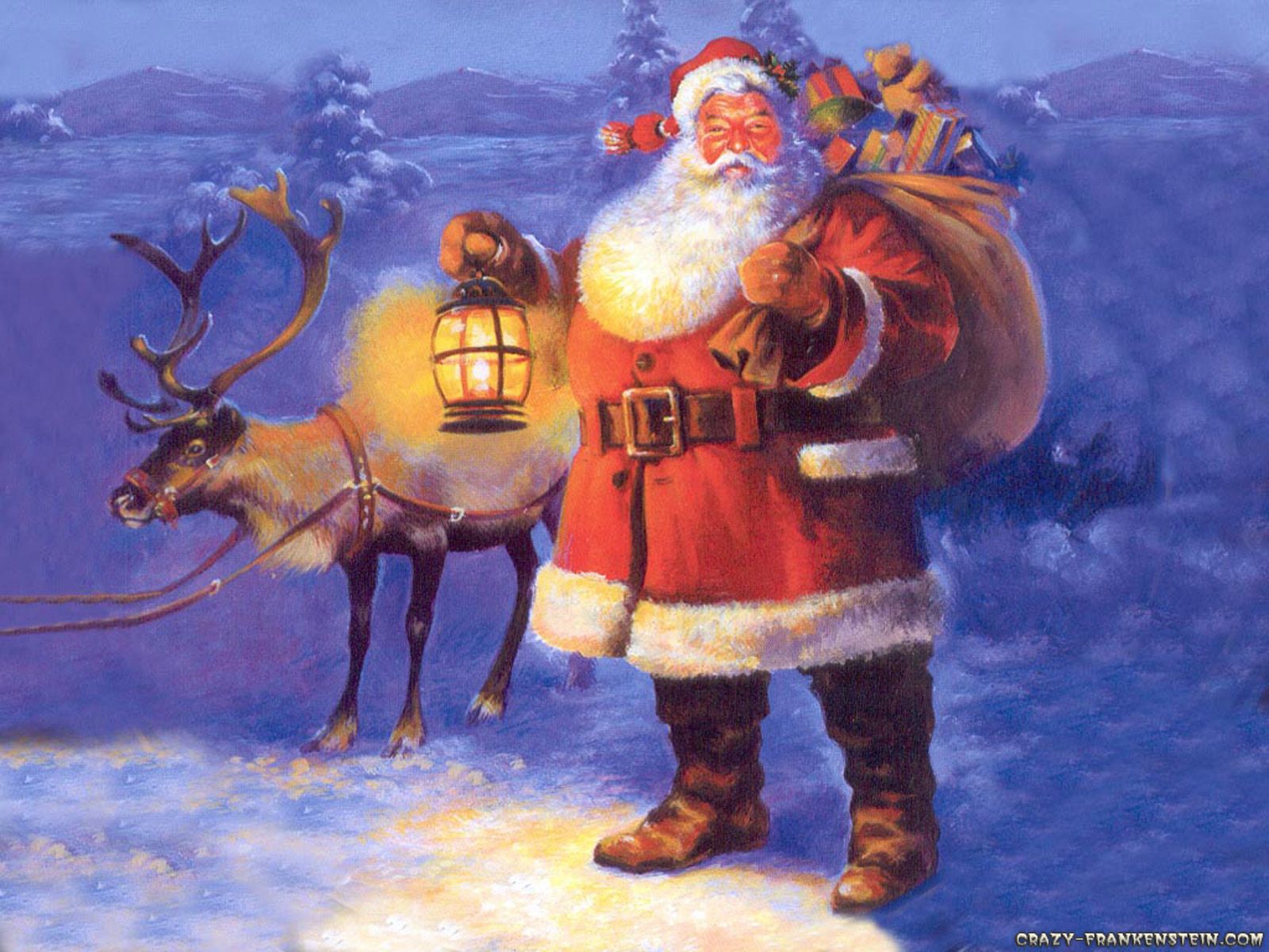 Image Online Santa Claus Background