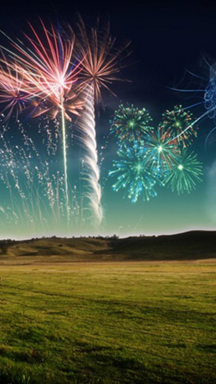 Fireworks iPhone Wallpaper HD