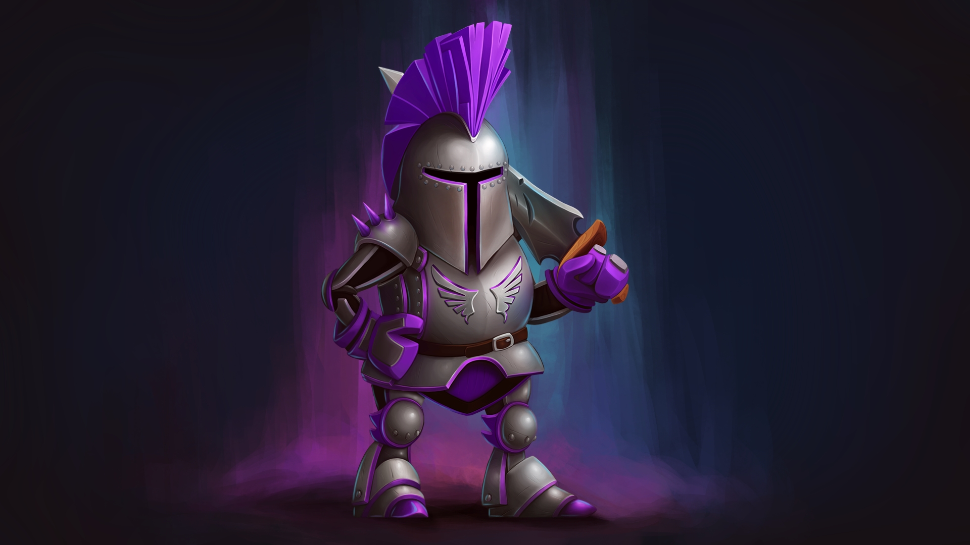 Knight Squad   Purple Knight Steam Trading Cards Wiki Fandom