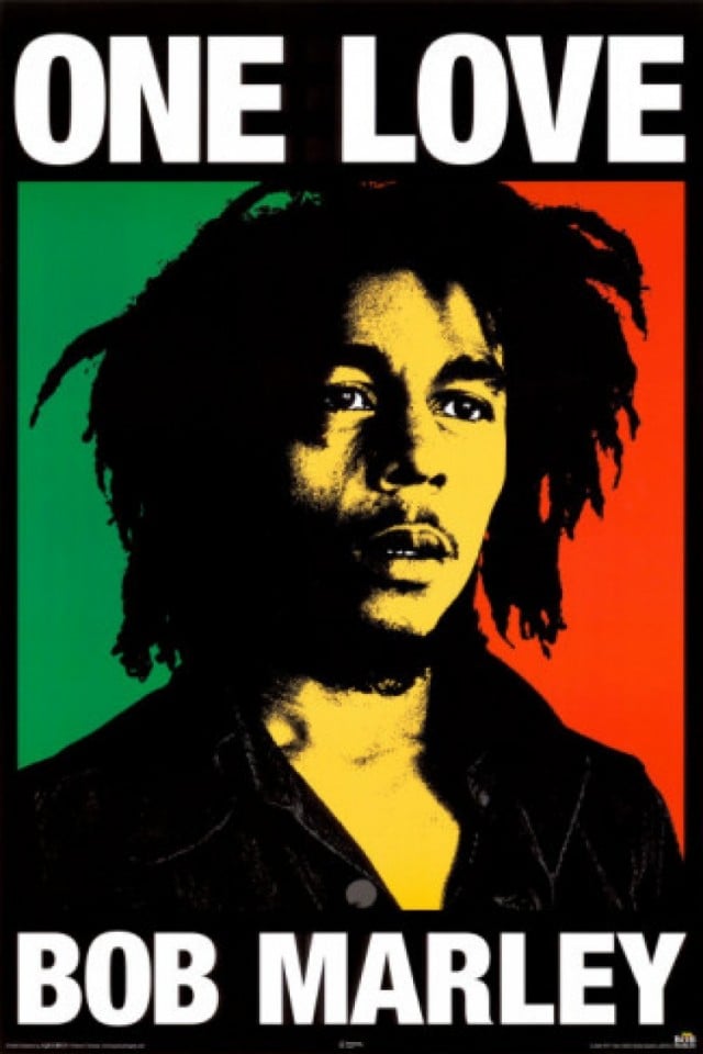 Free Bob Marley One Love iPhone wallpaper