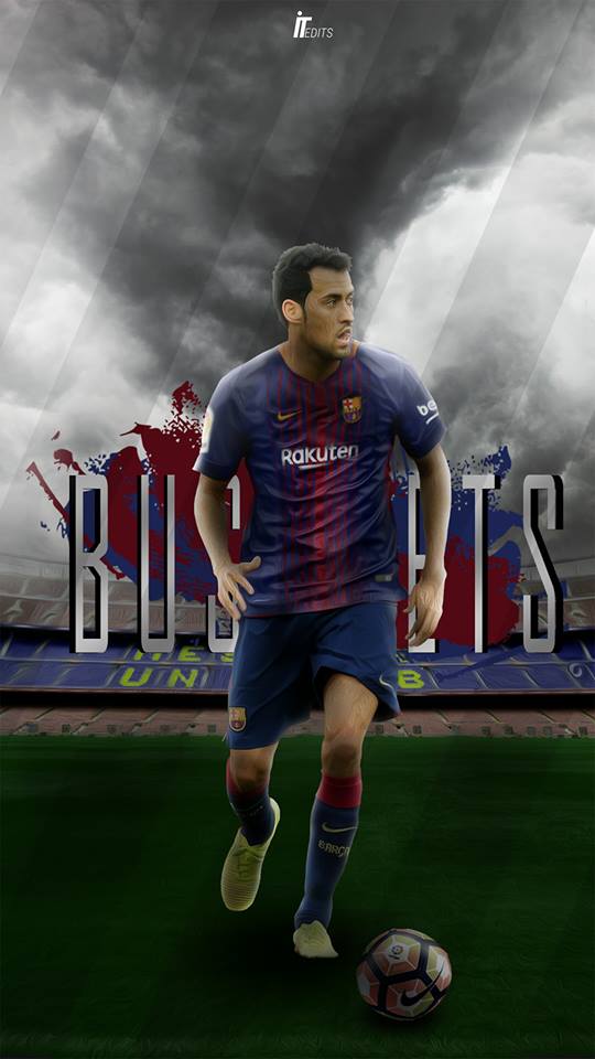 Wallpaper Sergio Busquets Edited By Cules Indonesia Fans Club