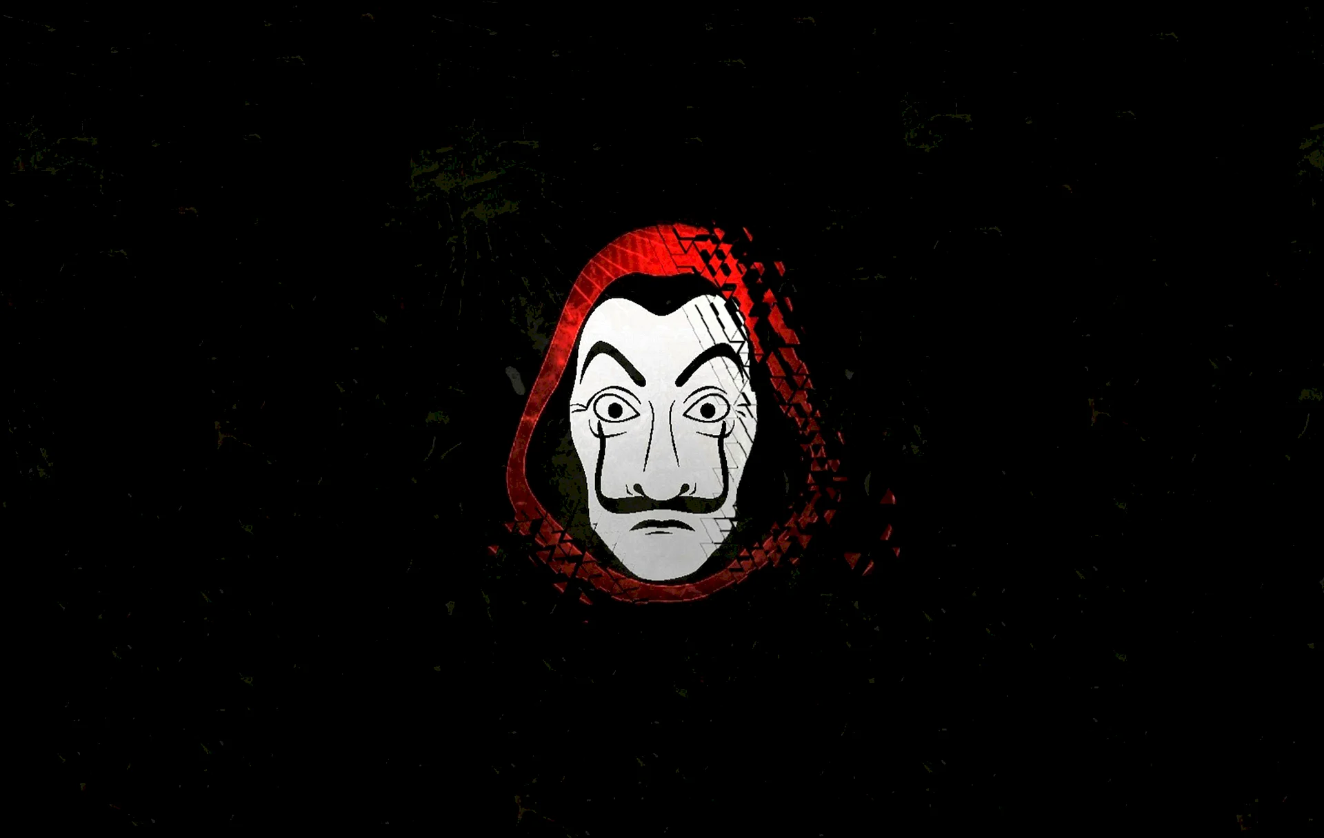 Money Heist Black Wallpaper