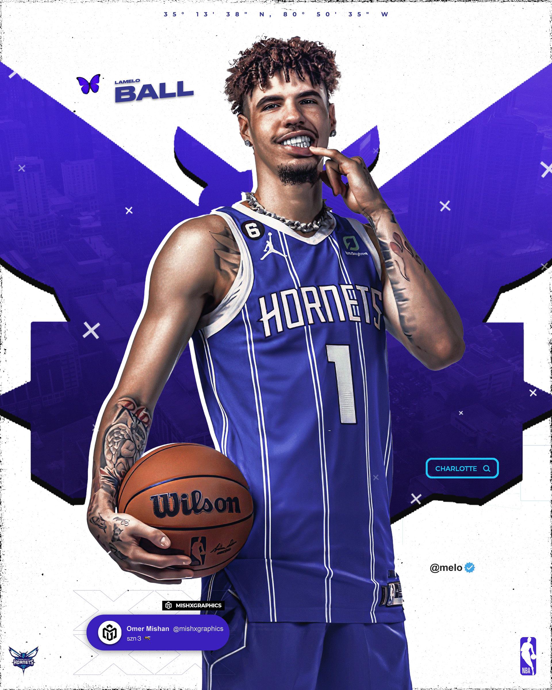 Lamelo Ball Hornets 4k Wallpaper