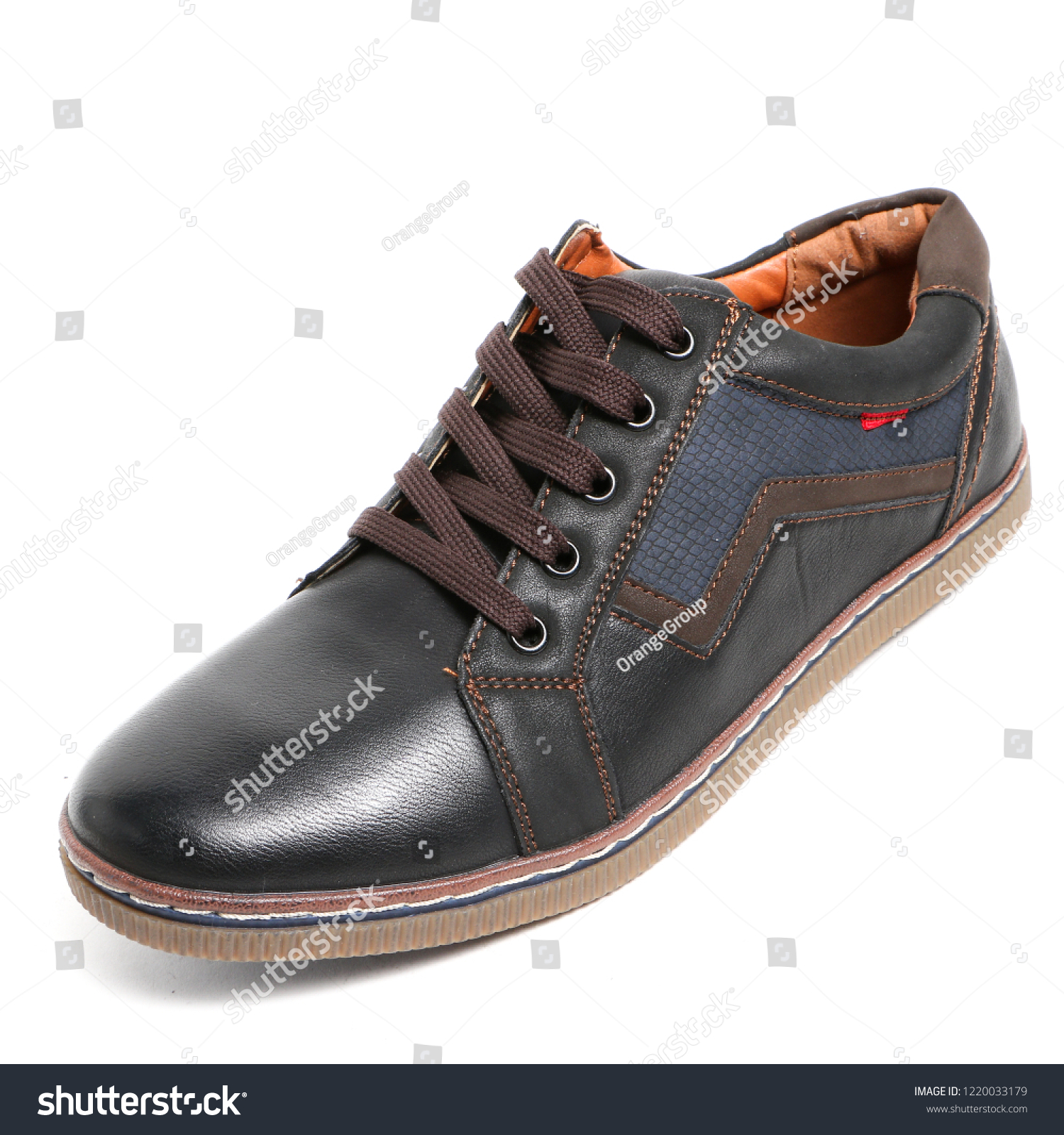 Stylish Causal Man Shoe On White Stock Photo Edit Now
