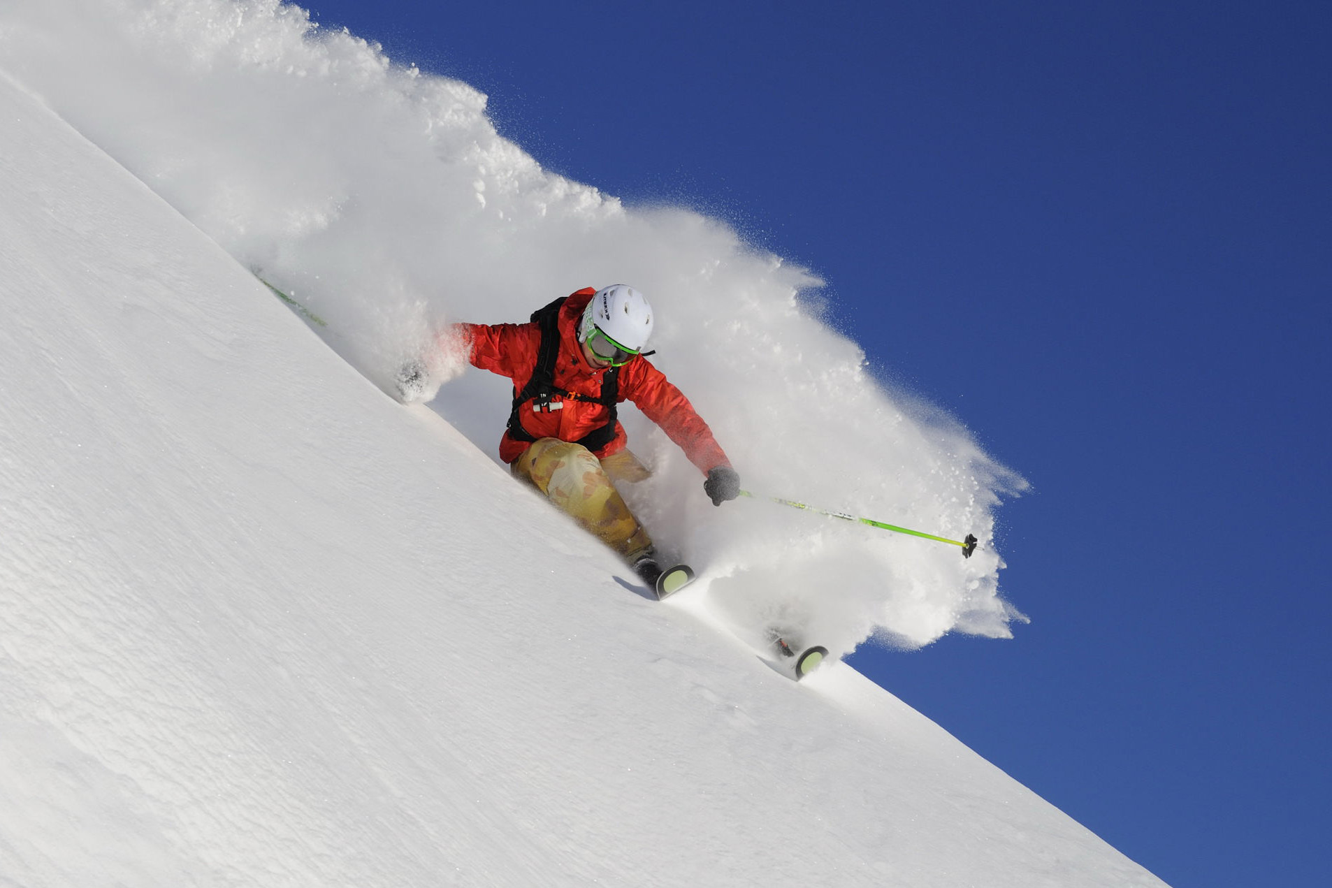 Lorraine Skiing Powder At The Arlberg Today Photo Sepp Mallaun
