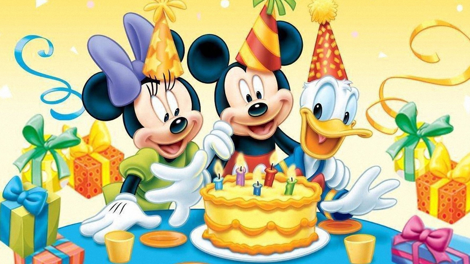 Mickey Mouse BirtHDay Android Wallpaper