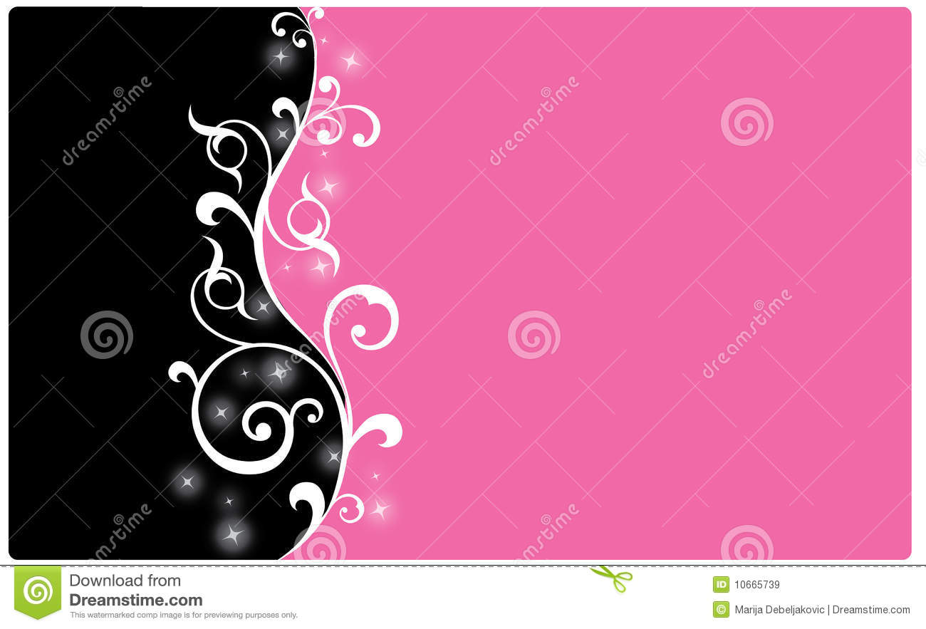 Pink And Black Background Designs