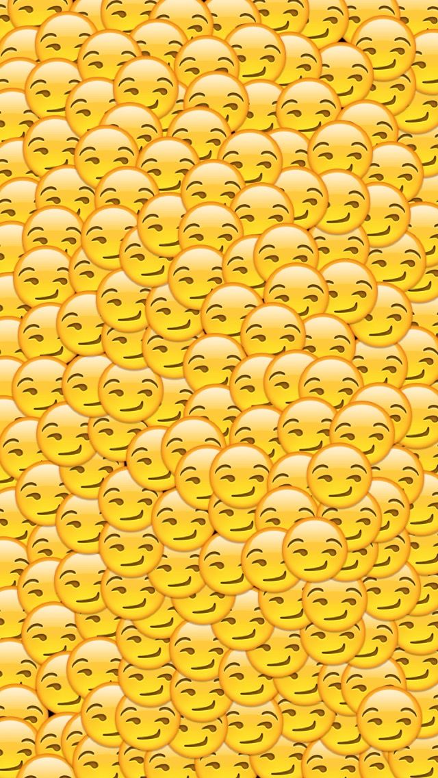 Smirk Emoji Wallpaper On