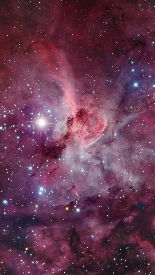 Great Carina Nebula iPhone 5s Wallpaper