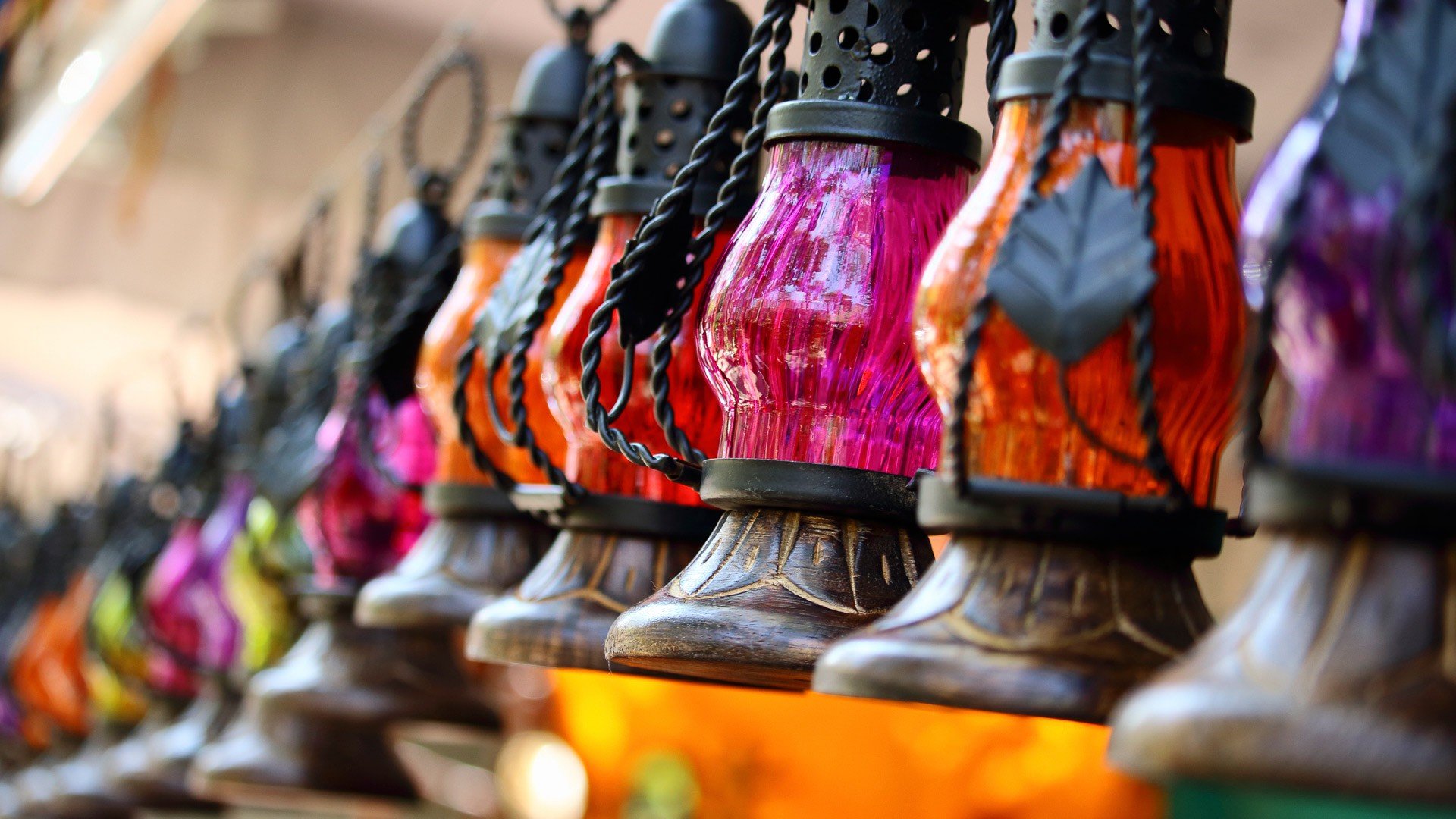Colorful Lantern Wallpaper HD