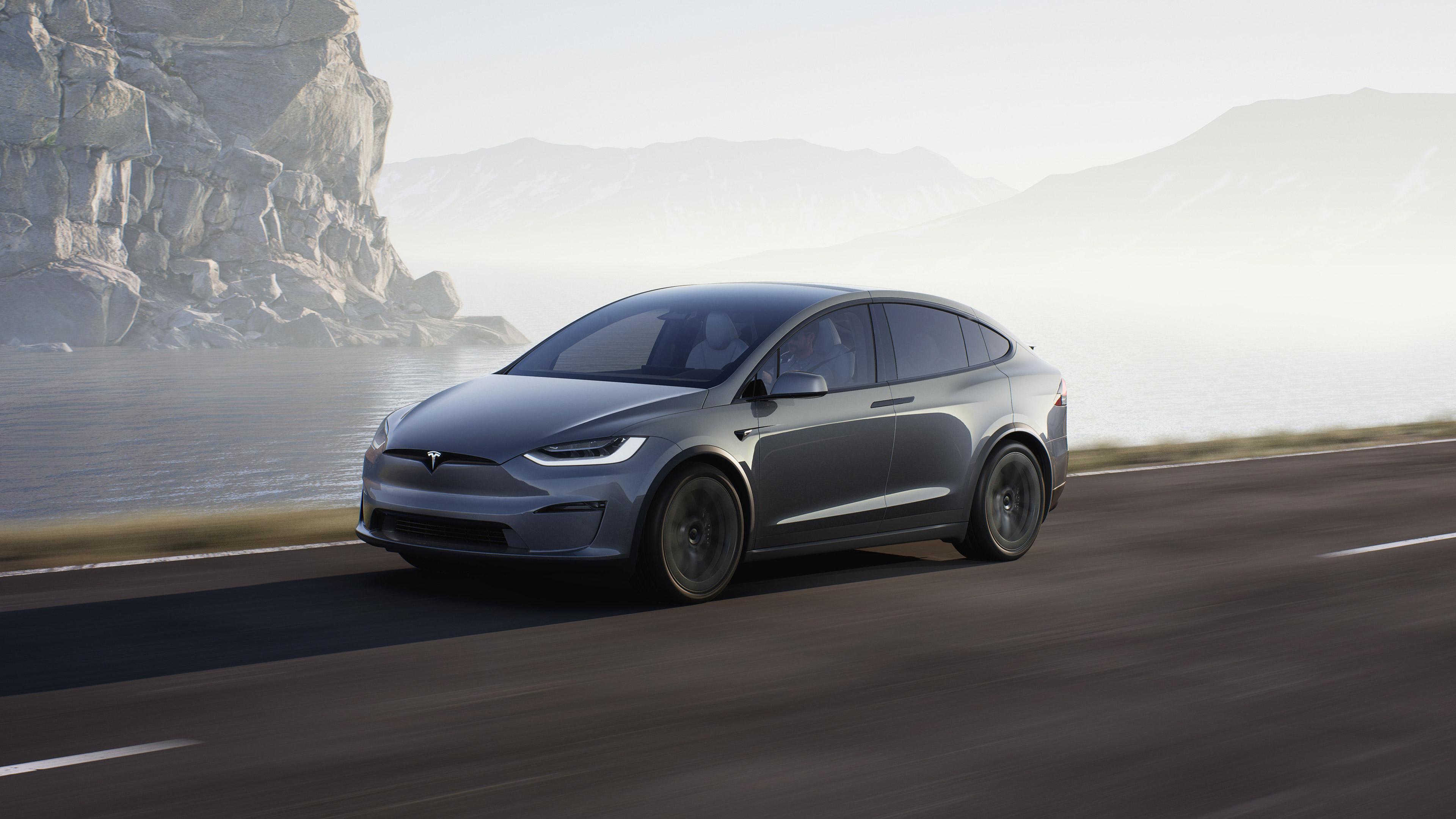 Vehicles Tesla Model X Plaid 4k Ultra HD Wallpaper