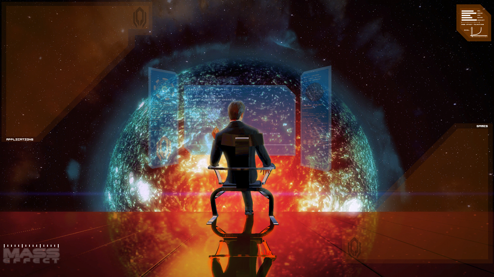 Mass Effect Illusive Man Desktop Wallpaper By Thepasch85