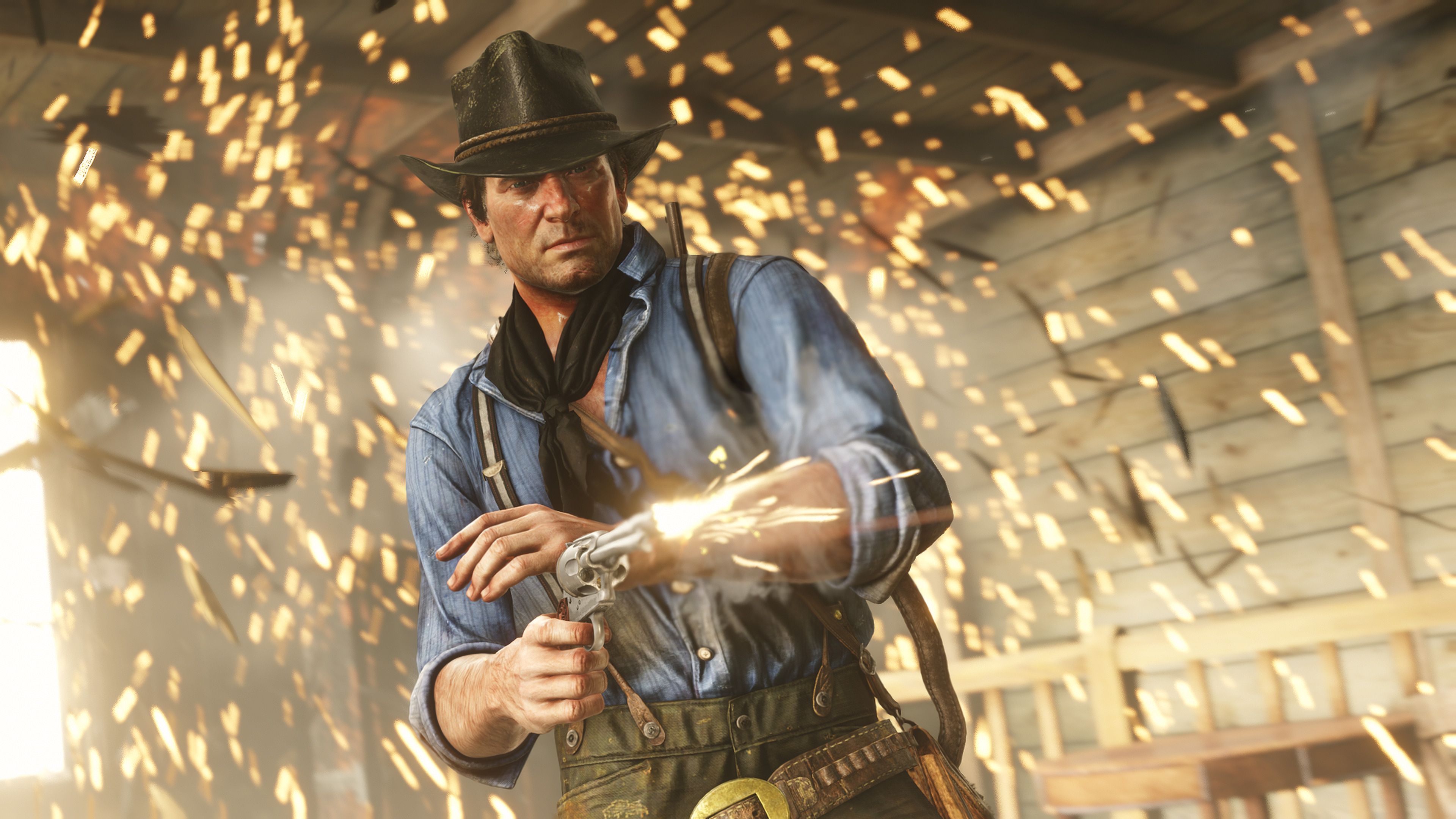Red Dead Redemption Arthur Morgan Wallpaper HD Games 4k Image