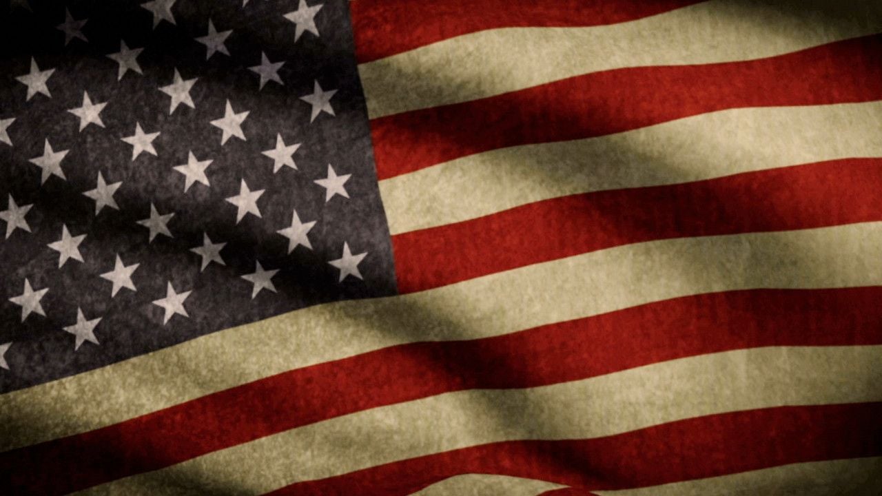 Us Flag Backgrounds 1280x720