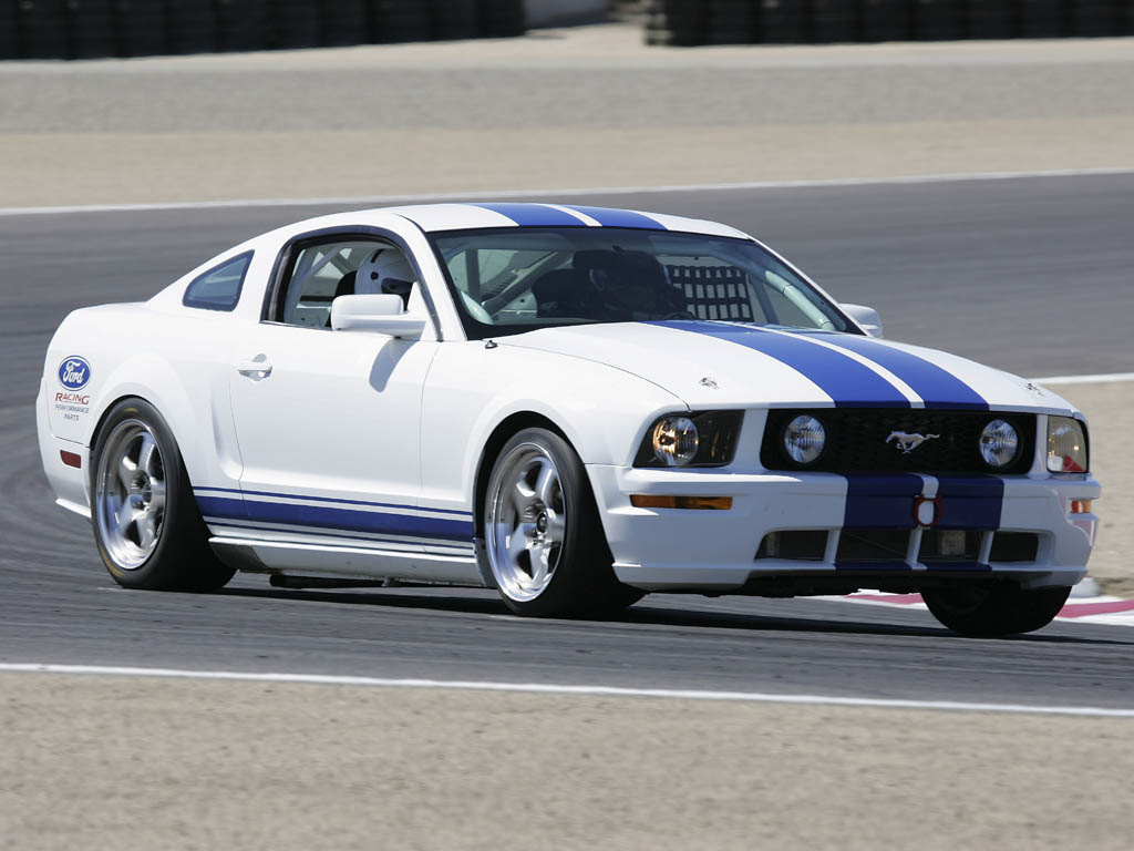 Ford Mustang Race Car Wallpaper