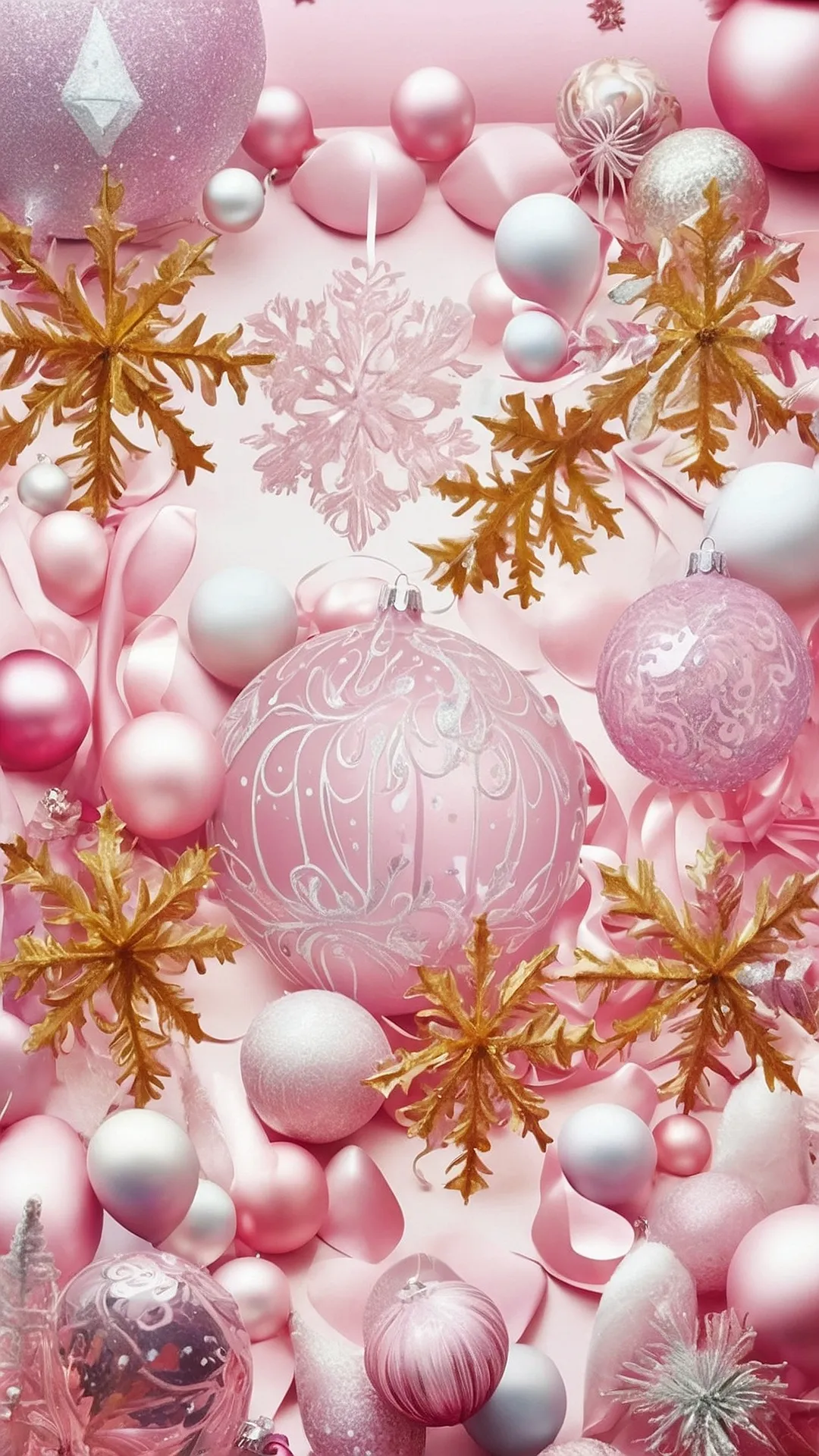 Pink Christmas Wallpaper To Spread Cheer On Your Screens