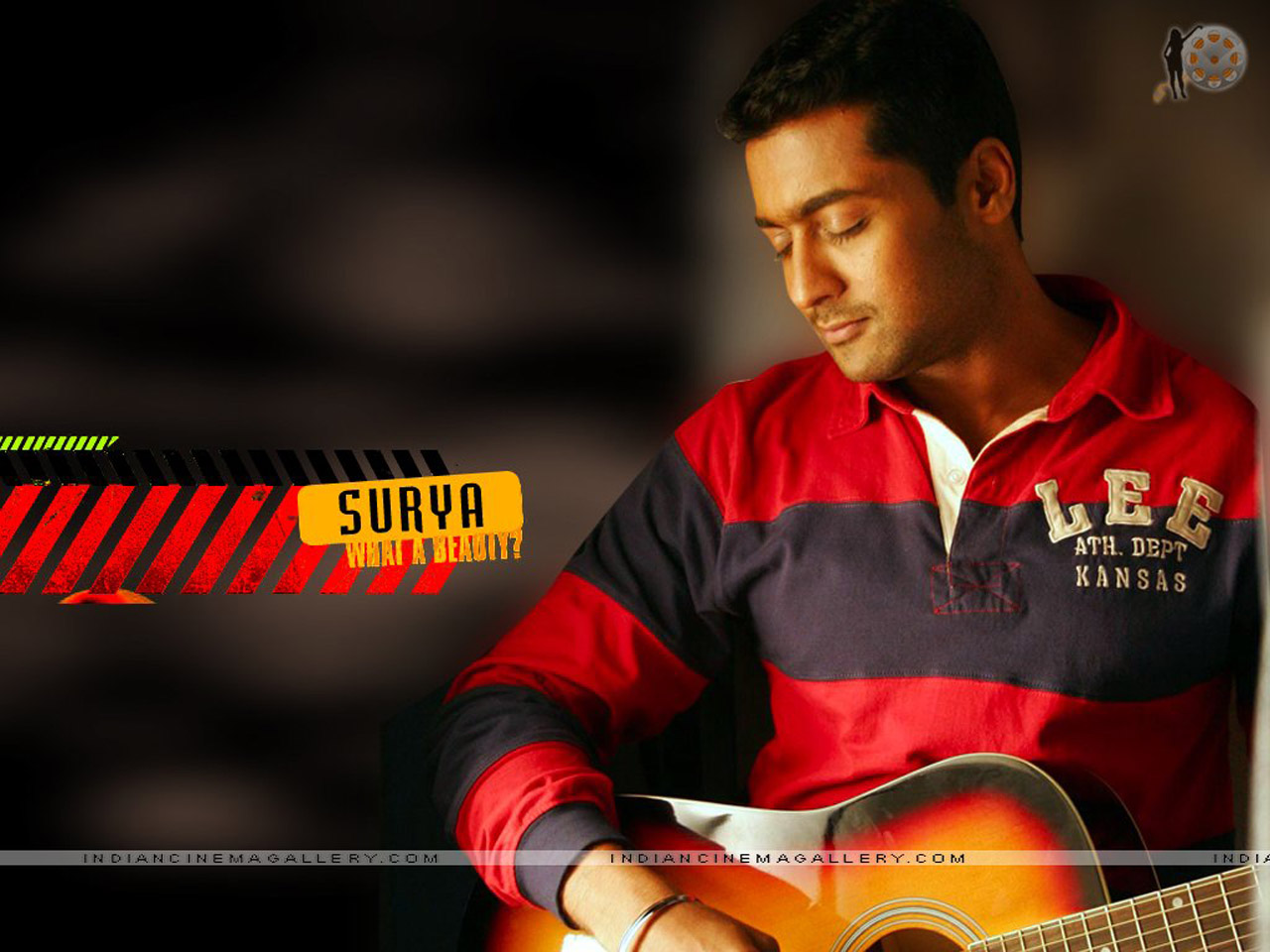 Surya In Vaaranam Aayiram Photos Guitar Wallpaper