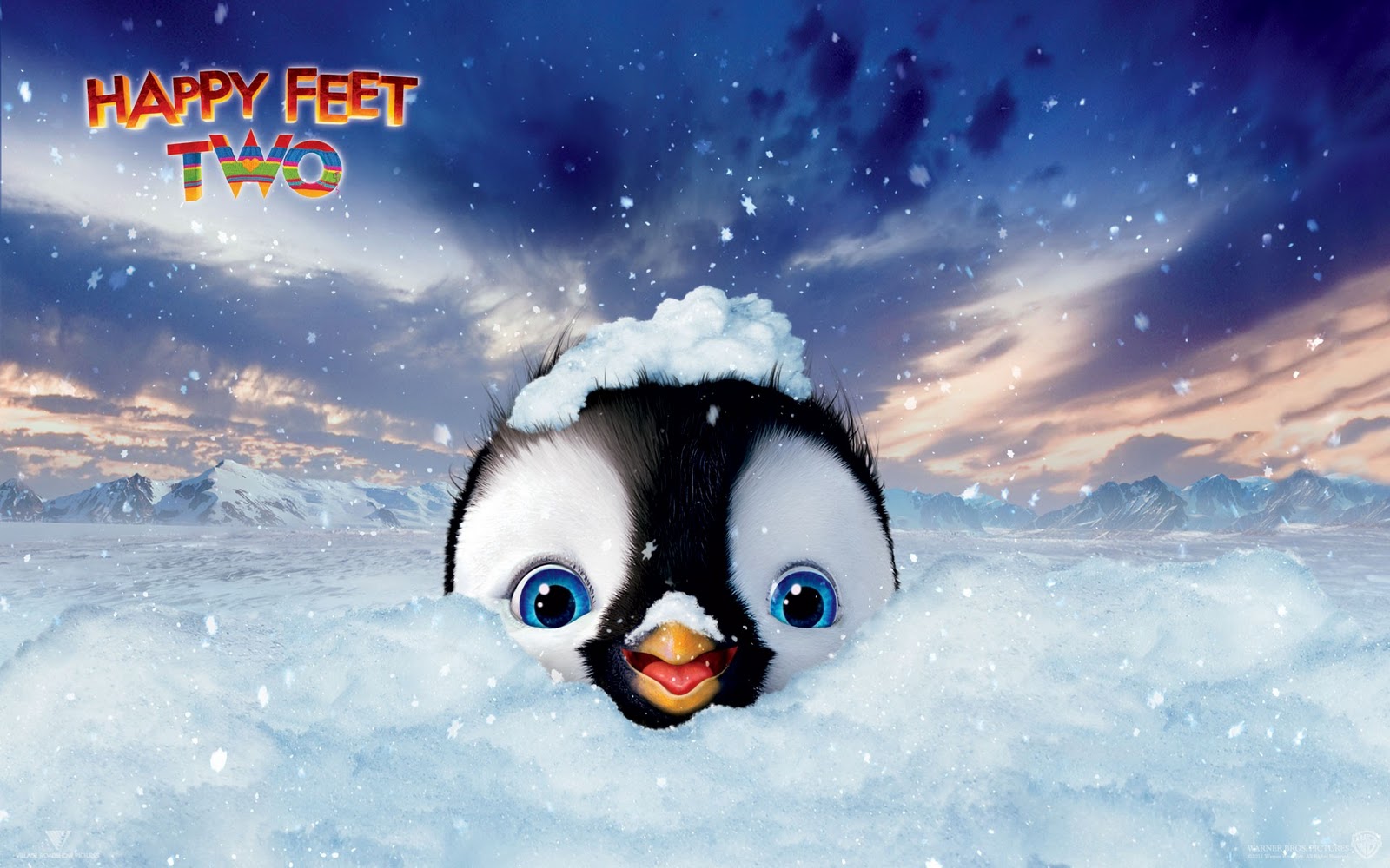 Happy Feet Two Cute Penguin HD Wallpaper 1600x1000