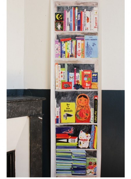 Wallpaper Panel My Bookshelf By Marina Vandel This New
