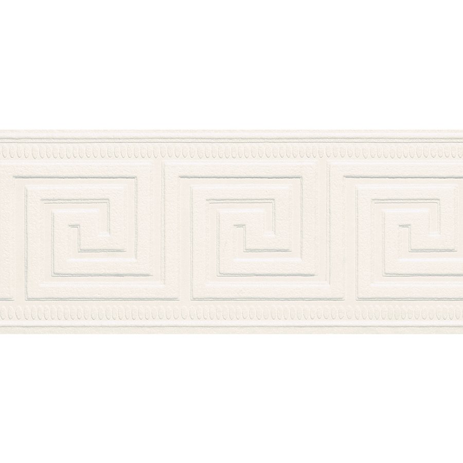 Easy In Paintable Greek Key Textured Prepasted Wallpaper Border