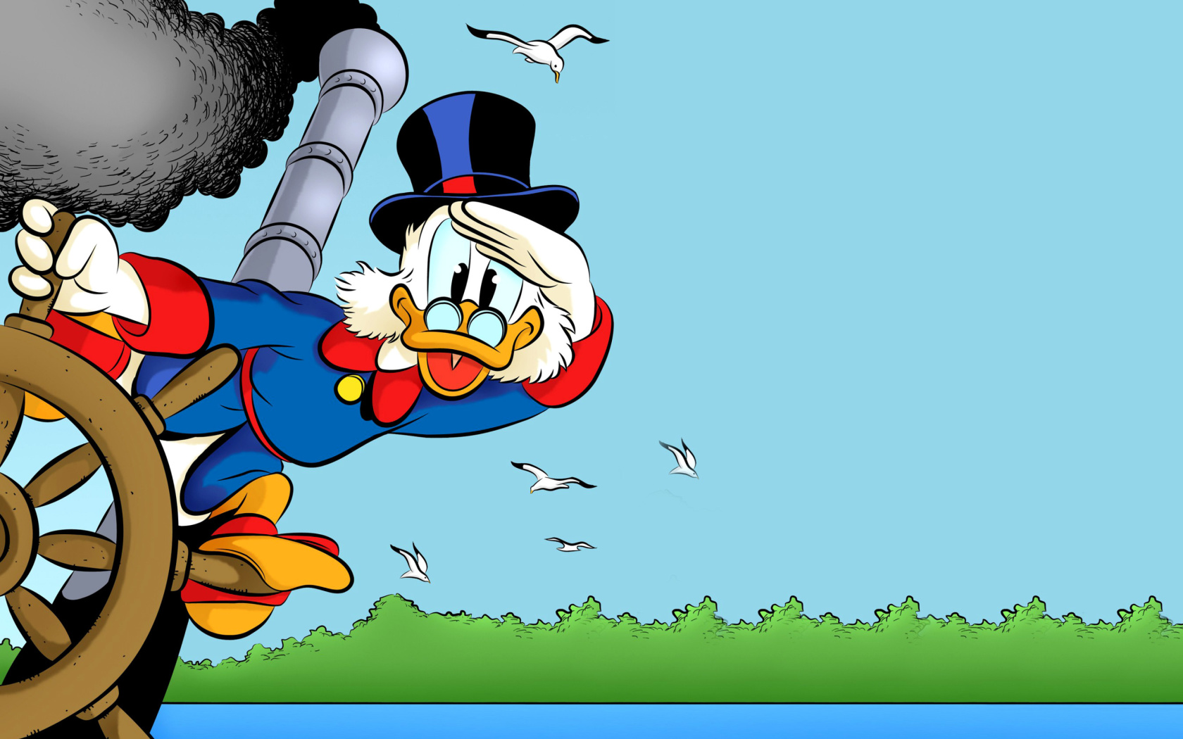 Ducktales Richest Duck Scrooge Mcduck Wallpaper For