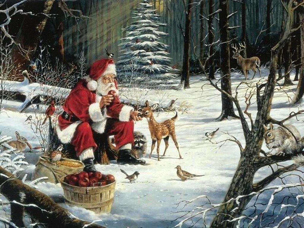 Santa Claus Christmas Wallpaper