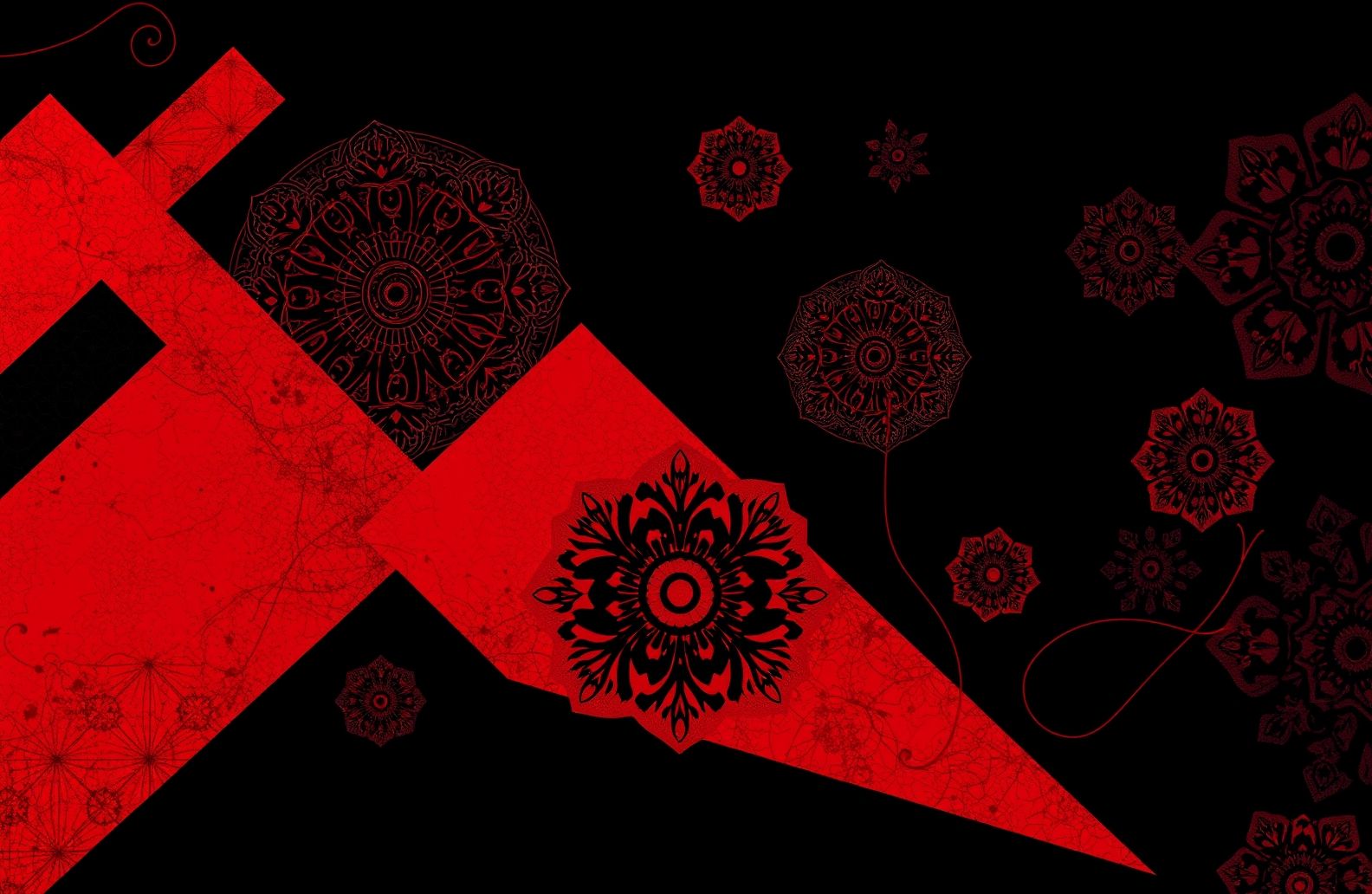 Black And Red Wallpaper
