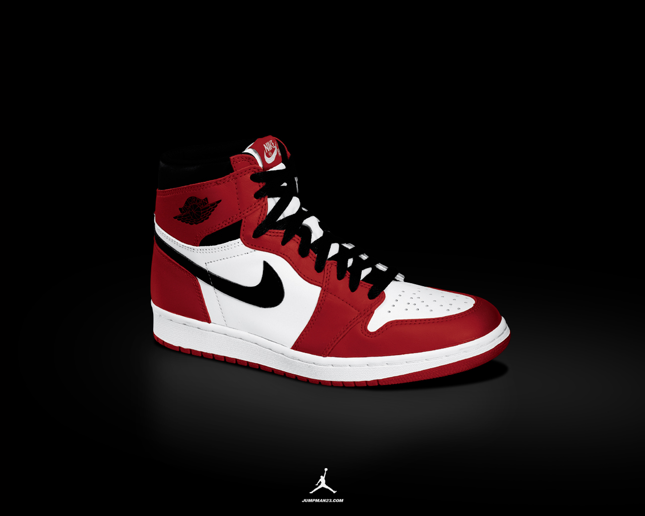 Air Jordan 1 I   whiteblack red Wallpaper KicksOnFirecom