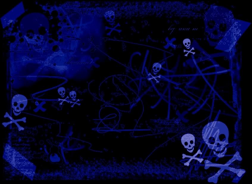 Blue Skull Wallpaper Desktop Background