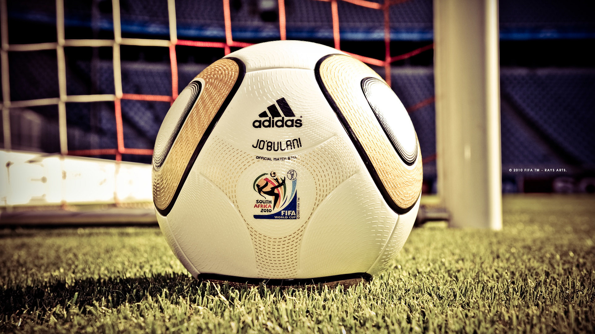 Adidas Jabulani Soccer Ball on Field