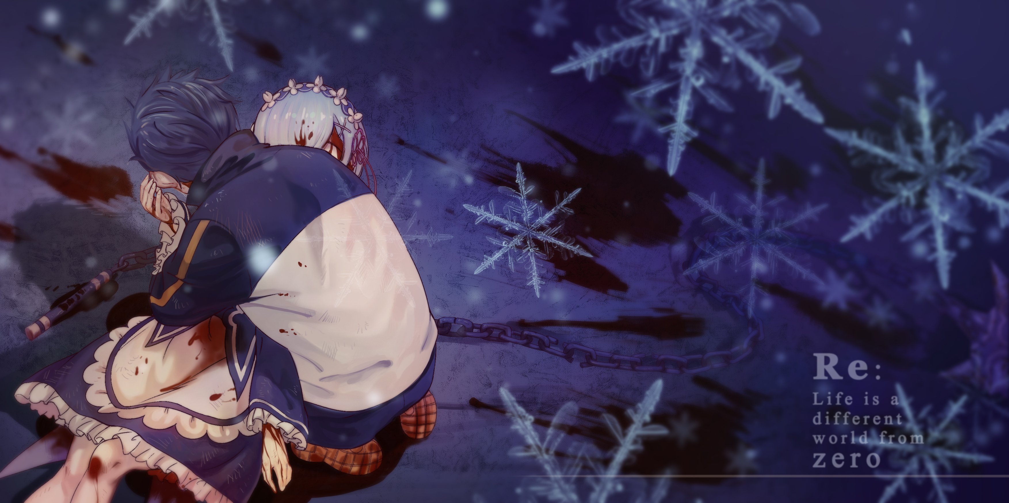 Subaru Natsuki Rem Anime Re Wallpaper