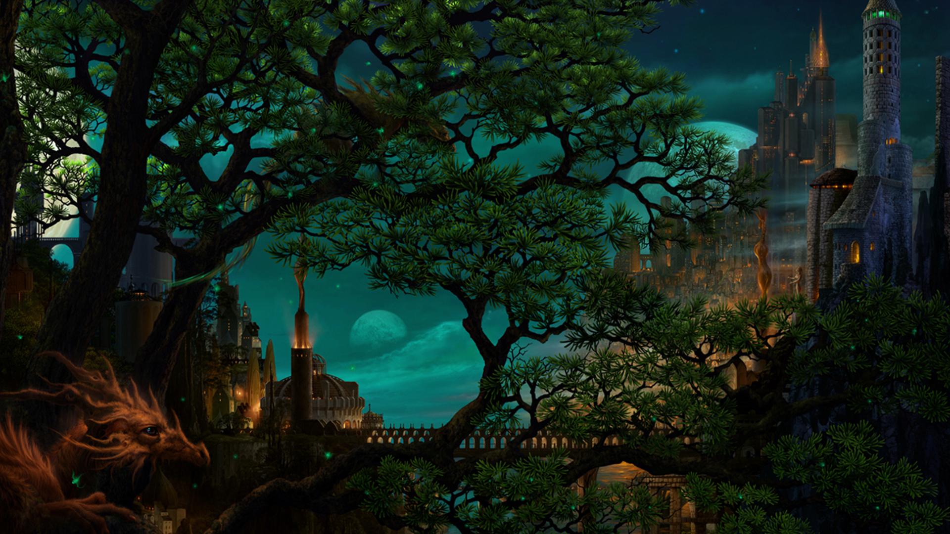 Castle Of Wizards HD Wallpaper