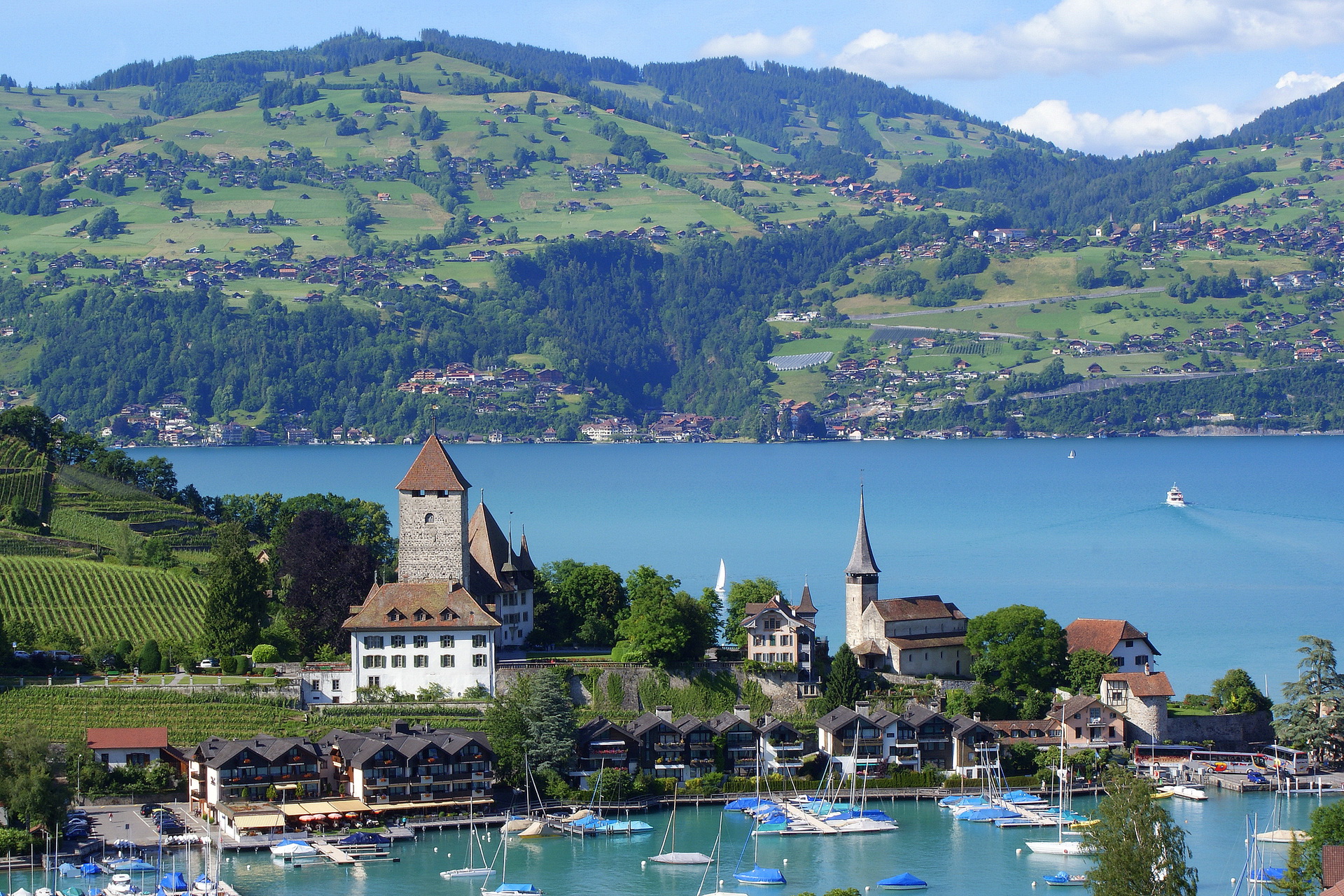 Switzerland Interlaken HD Wallpaper Background Image