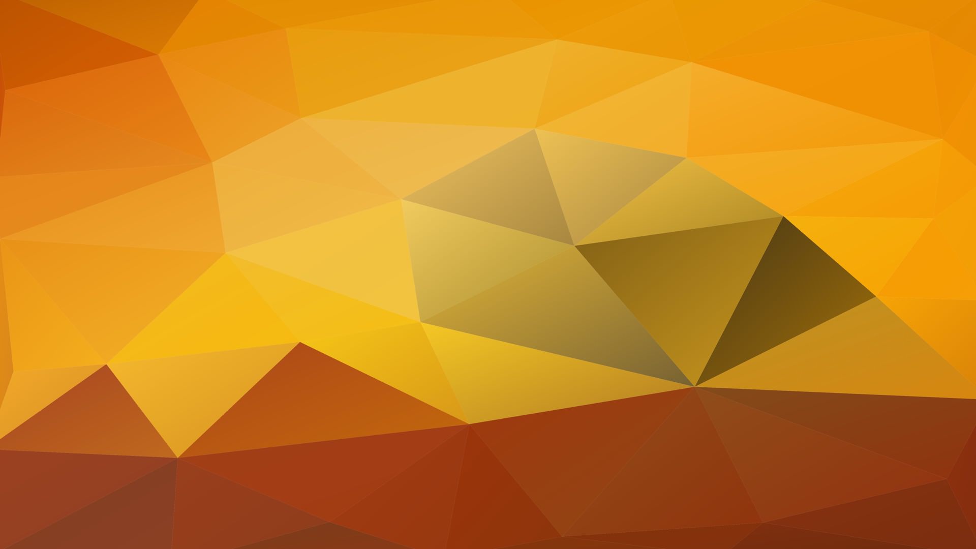 Pattern Polygon Yellow Orange Brown Wallpaper Sc Desktop