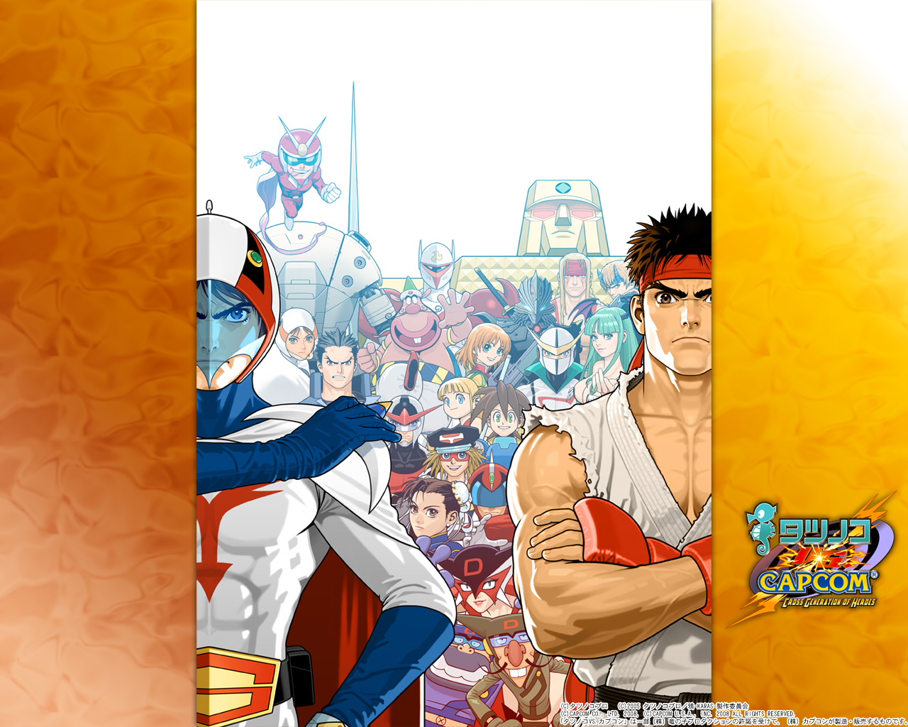 Cross Generation Of Heroes Tatsunoko Vs Wallpaper