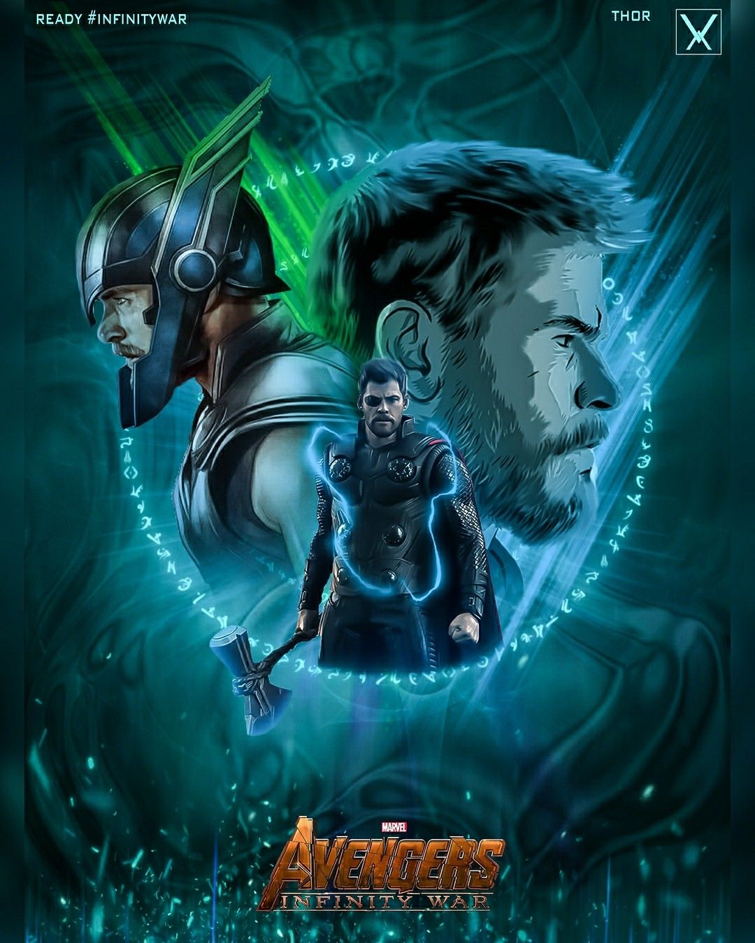 Thor Avengers Infinity War Fanart Marvel Fanmade