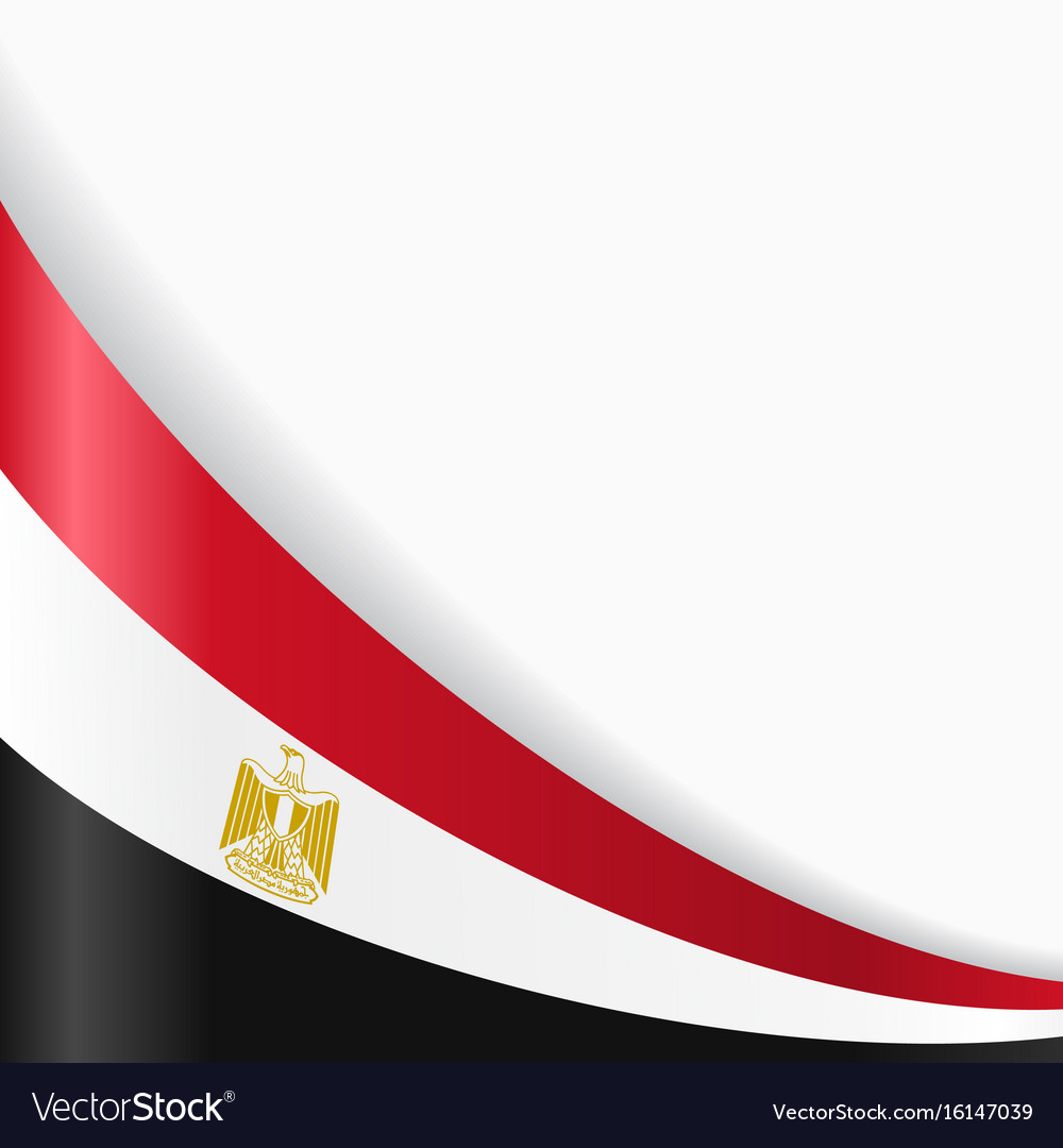 Egyptian Flag Background Royalty Vector Image