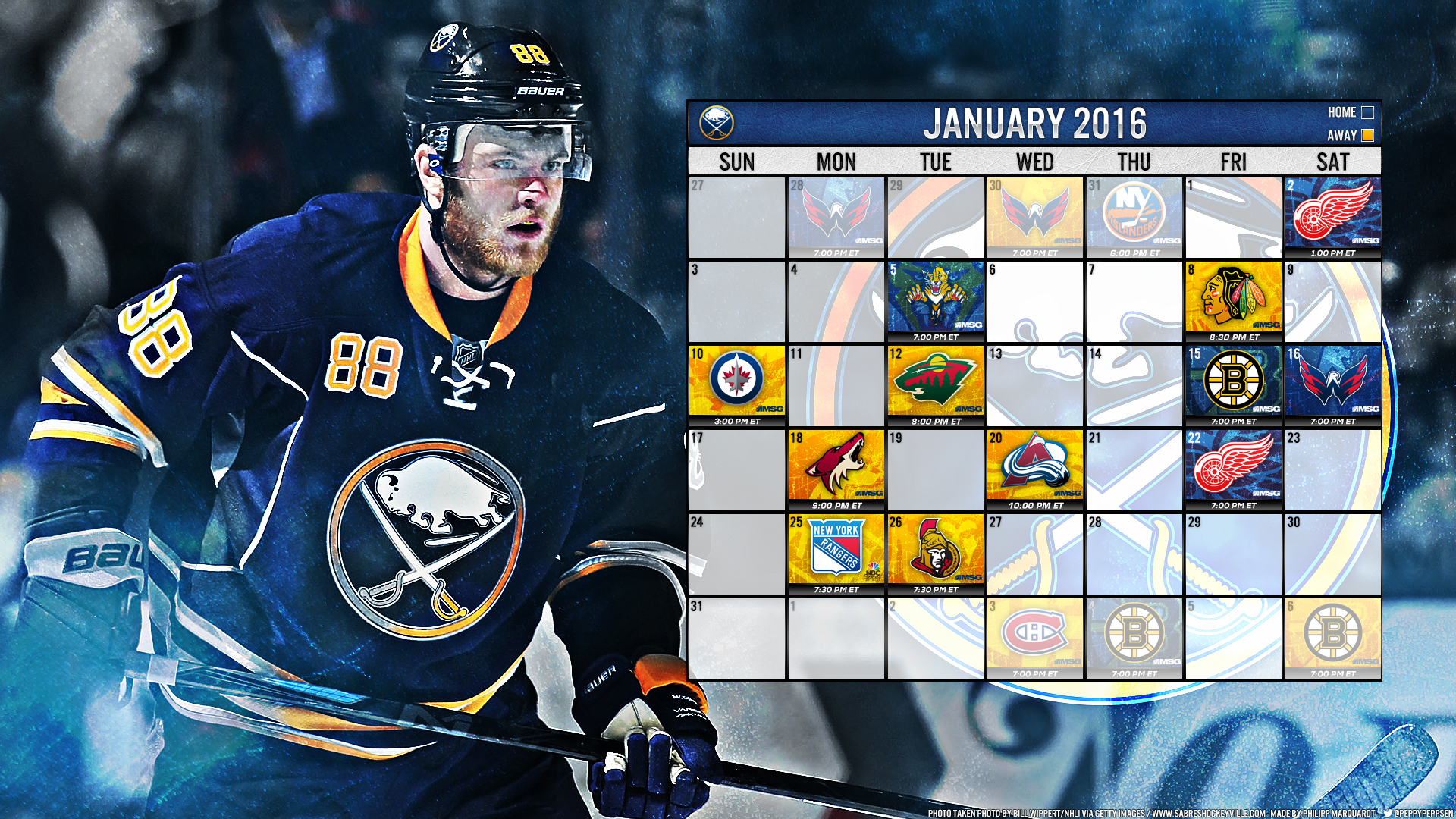 Sabres Schedule Wallpaper January The Aud Club Buffalo