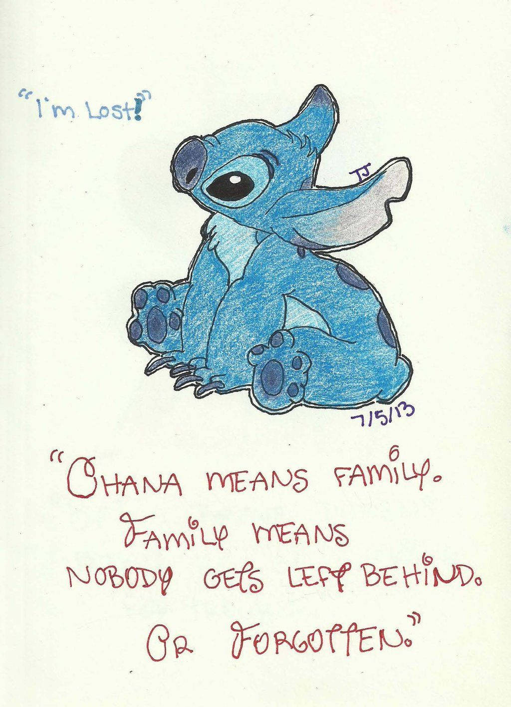 Stitch Ohana Wallpaper